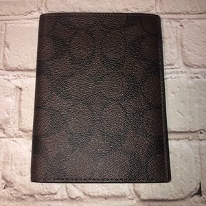 Coach passport holder